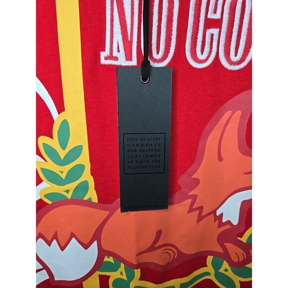 AKOO "No Comp Norvls 1980" Racing Red Graphic T-Shirt Men's Size XL, NWT - Picture 5 of 10